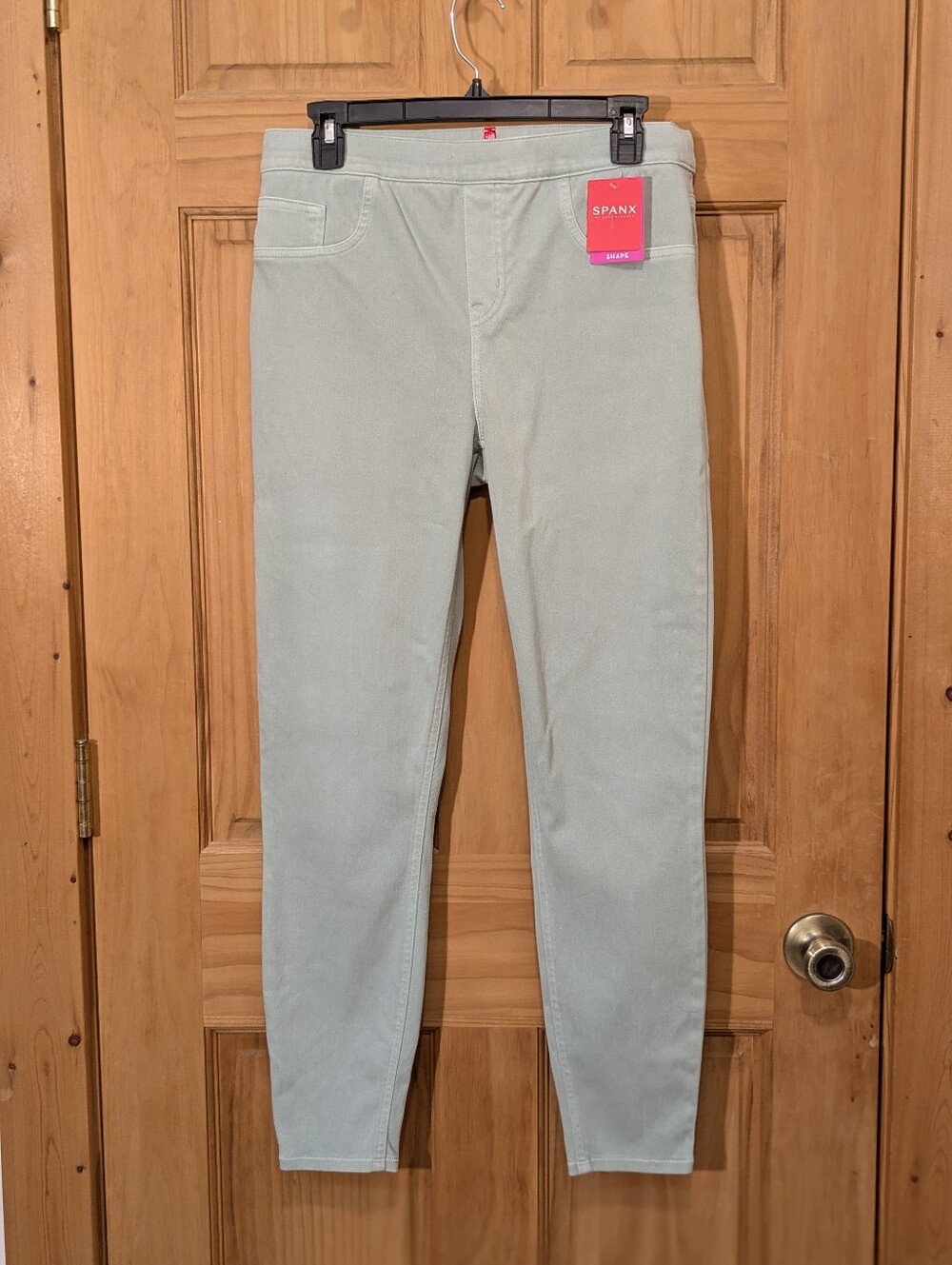 SPANX Mint Green Pull-On Skinny Jeggings